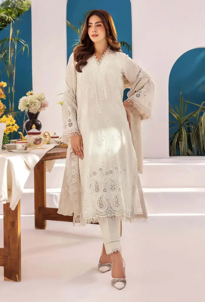 Adan's Libas - Stella Chikankari D-05
