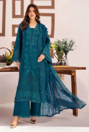 Adan's Libas - Stella Chikankari D-09