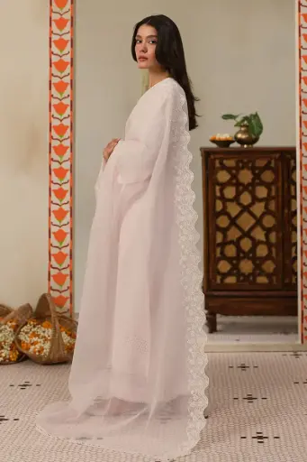 Cross Stitch - Chikankari Collection Design 04 Pale Lilac