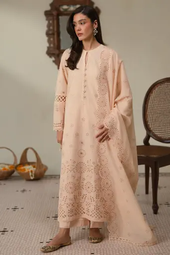 Cross Stitch - Chikankari Collection Design 05 Pearled Ivory