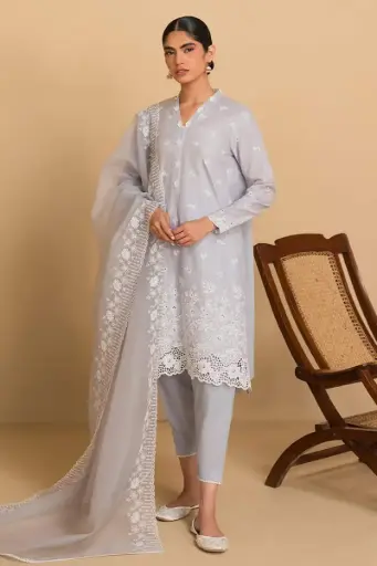 Cross Stitch - Chikankari Collection Design 02 Celestial Breeze