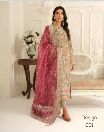 Noor's - Tehaani Exclusive Chiffon D-01