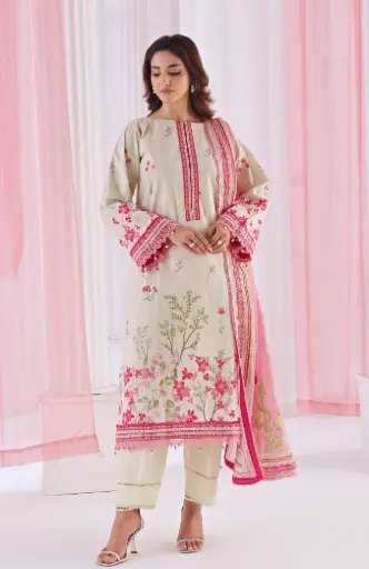 Alzohaib - Colors Digital Printed Lawn Vol-6 D-02