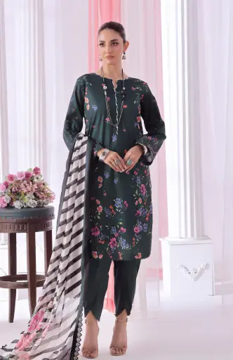 Alzohaib - Colors Digital Printed Lawn Vol-6 D-04