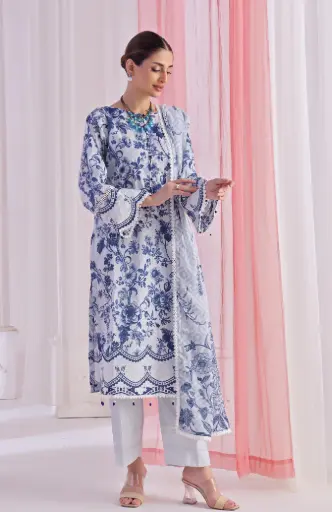 Alzohaib - Colors Digital Printed Lawn Vol-6 D-06