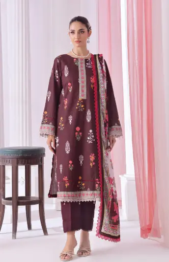 Alzohaib - Colors Digital Printed Lawn Vol-6 D-08