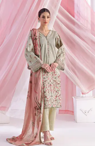 Alzohaib - Colors Digital Printed Lawn Vol-6 D-09