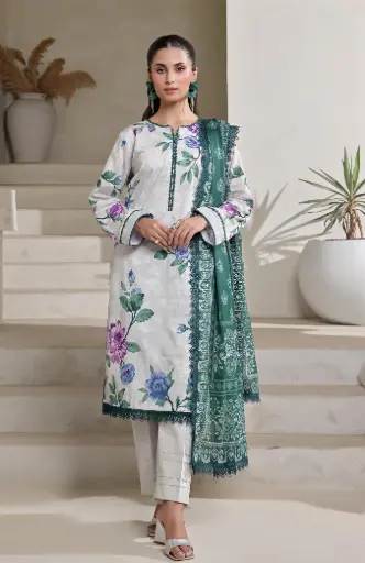 Alzohaib - Colors Digital Printed Lawn Vol-6 D-10