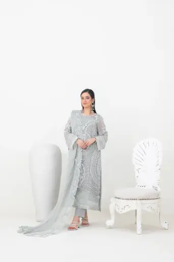 Tawakkal - Ablah Fancy Embroidered Chiffon D-5384