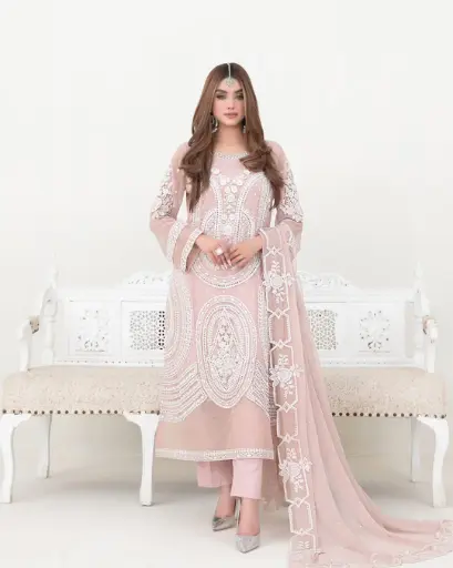 Tawakkal - Ablah Fancy Embroidered Chiffon D-5385