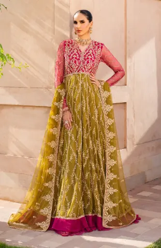 Zarif - Sahiba Embroidered Net SBA-03 Lara