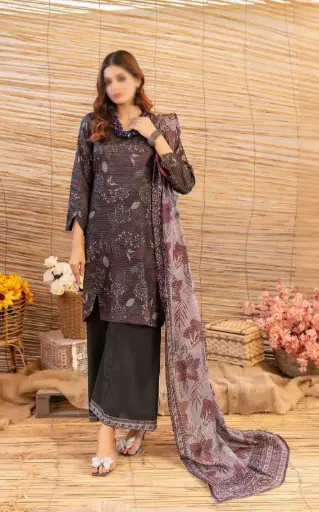 Tawakkal - Mylah Lawn Digital Printed Dupatta D-2024