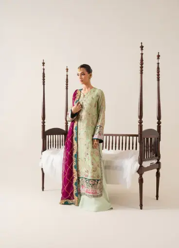 Maryum N Maria - Freesia Zaib Chiffon Collection FS-50135 Oksana