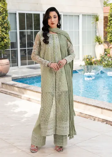 Zarqun - Allure Organza Luxury Pret '25 2552B