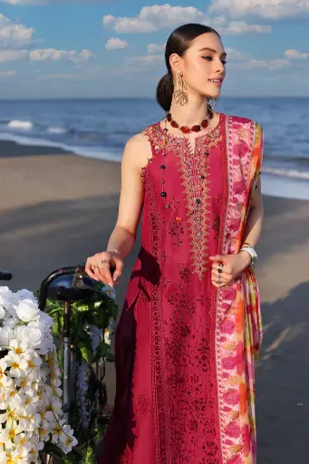 Saadia Asad - Noor Luxury Chikankari Lawn 23 D12-A