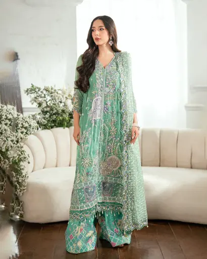 Mushq - Shaam Shandar Chiffon Collection D-08 Adaa