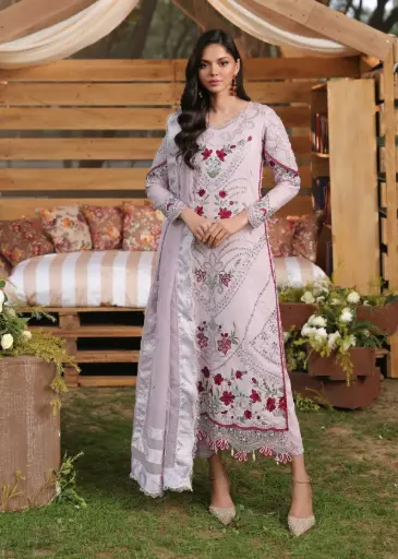 Sardinia - Tales Of Petals Luxury Lawn '26 - Lavendar Haze