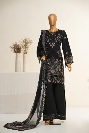 Maria Fabrics - Meher 3Pc Luxury Cotton - Sehrish