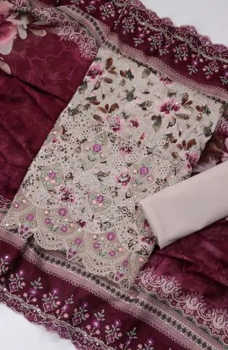 Bin Saeed - Embroidered Lawn Summer Collection '26 D-02