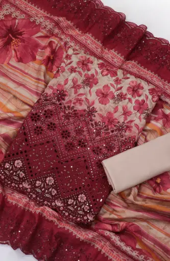 Bin Saeed - Embroidered Lawn Summer Collection '26 D-05