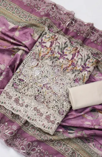 Bin Saeed - Embroidered Lawn Summer Collection '26 D-15