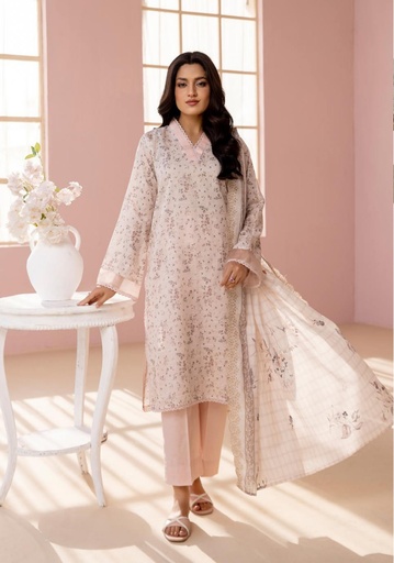 Nur - Pastels Printed & Embroidered Lawn Collection NP-03