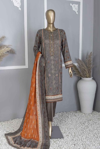 HZ - Premium Lawn Embroidered Vol 4 PEC-752